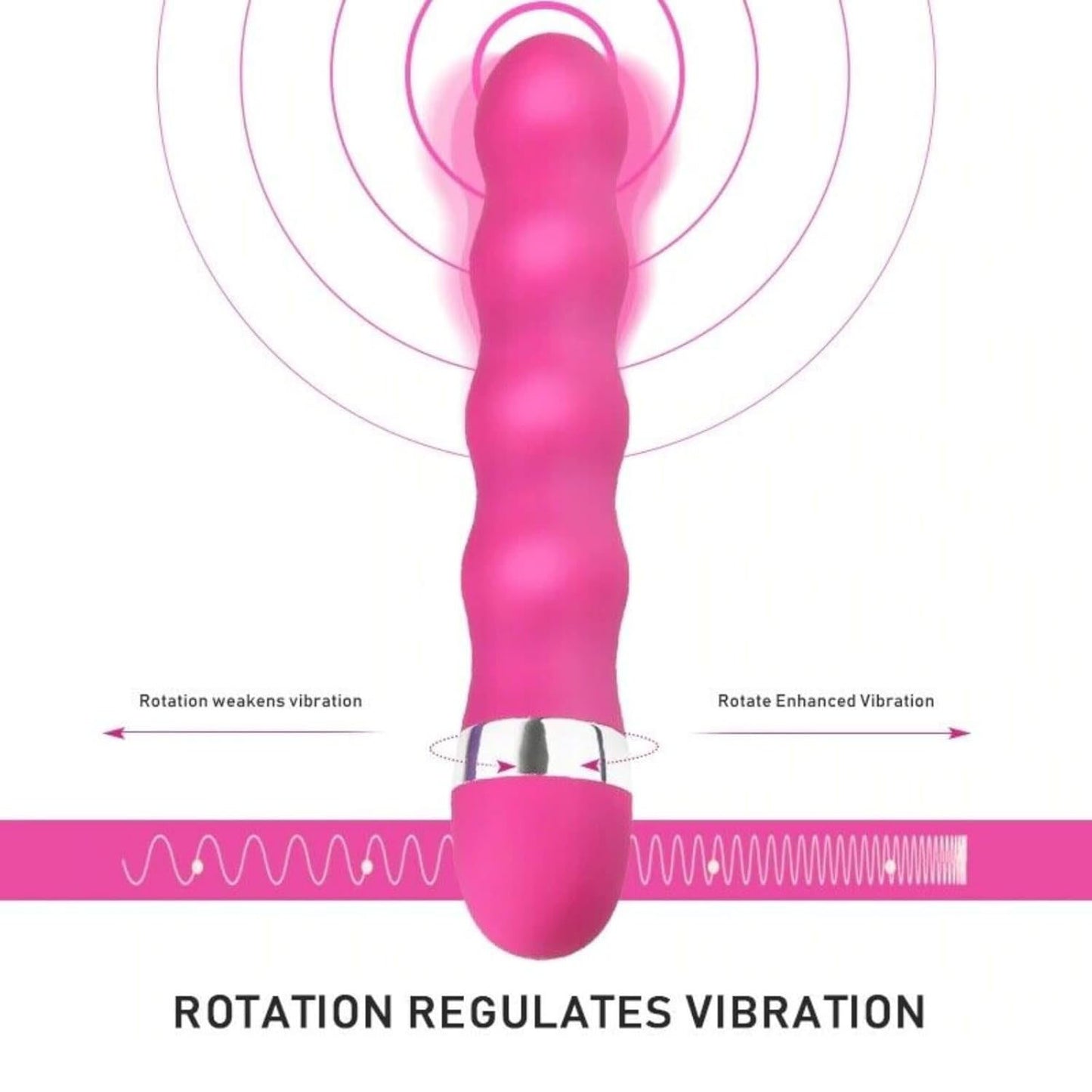 Silicone Waterproof Body Massager - Easy to Clean