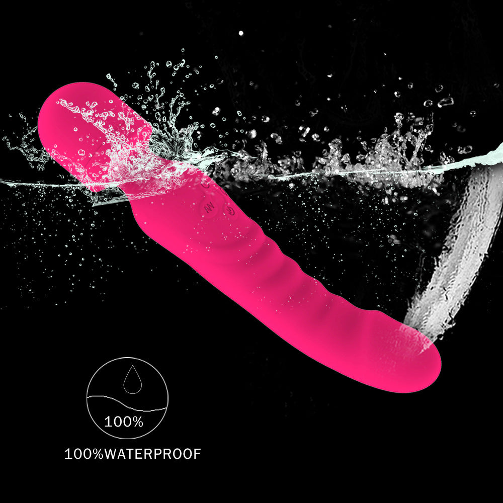 Silicone Body Massager - Ergonomic & Textured Design