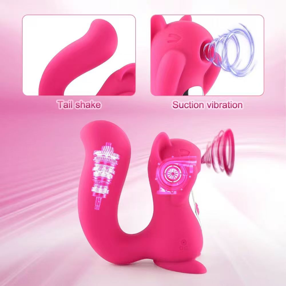 Squirrel vibrator massager