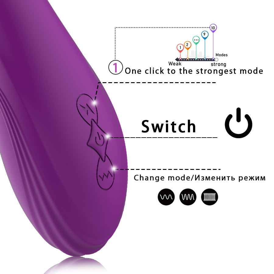 Silicone Waterproof Body Massager - Easy to Clean