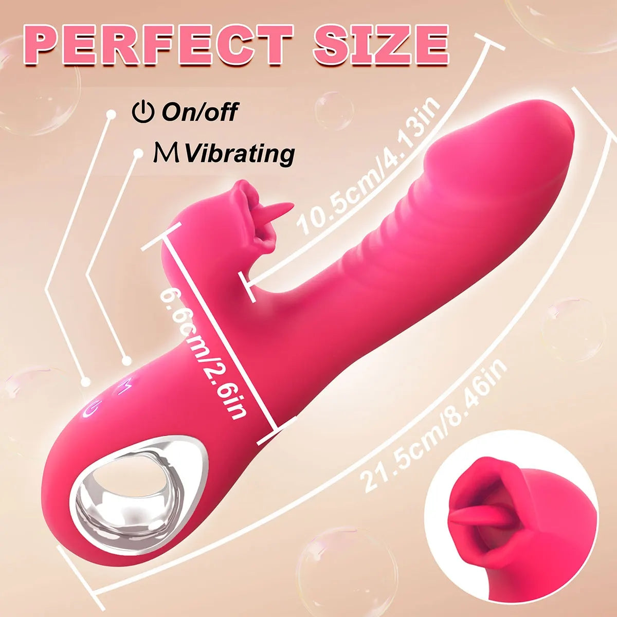 Silicone Body Massager - Unique Contoured Design