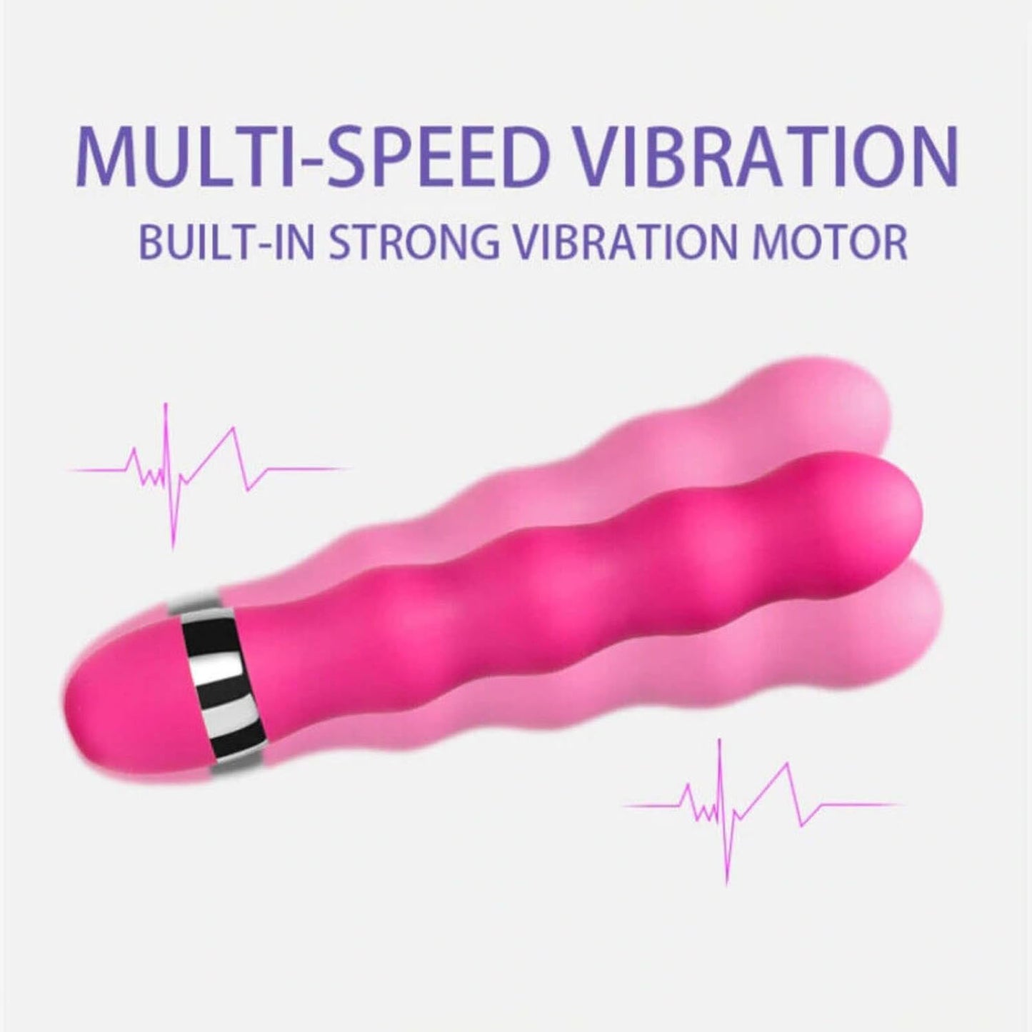 Silicone Waterproof Body Massager - Easy to Clean