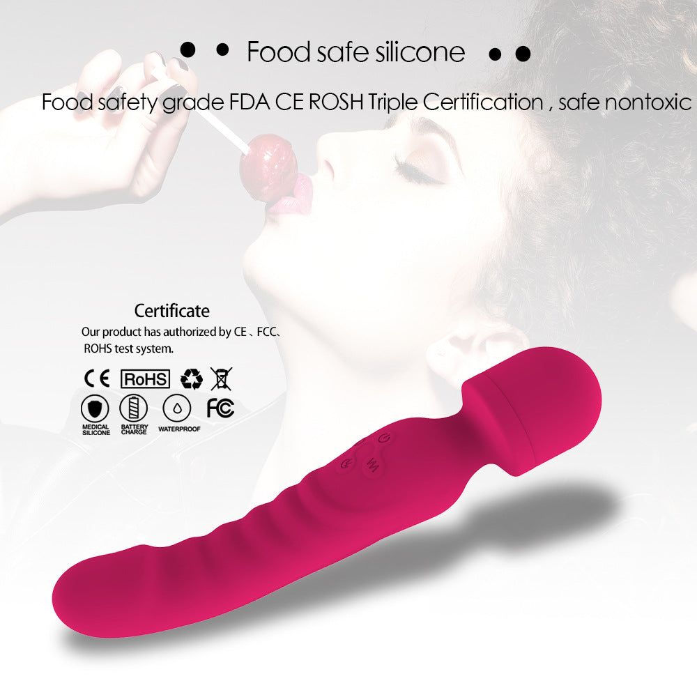 Silicone Body Massager - Ergonomic & Textured Design