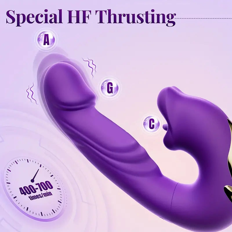 3-in-1 Mouth Slap Tongue Vibrating Massager