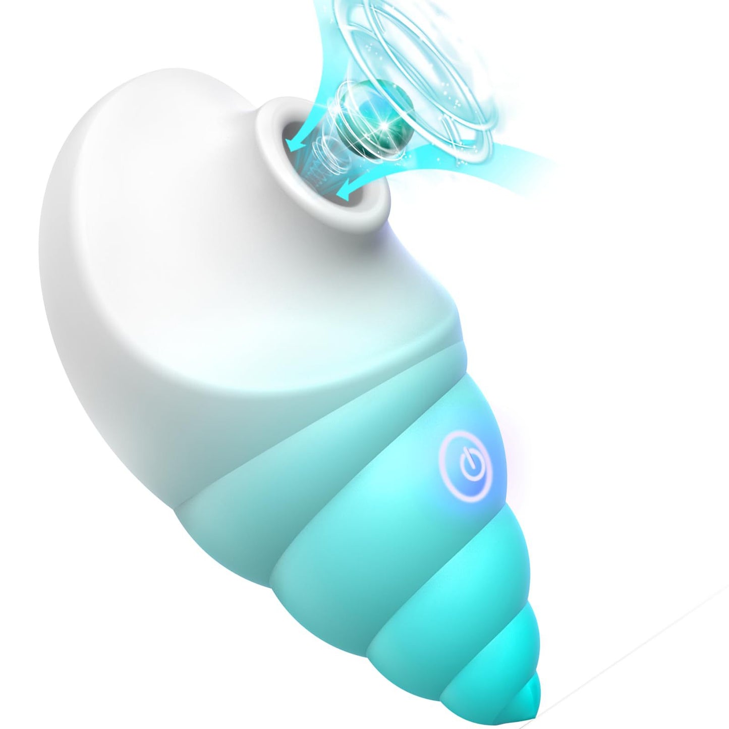 Gradient conch vibrator massager