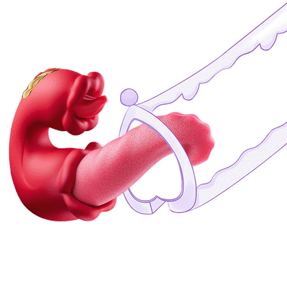 Simulation Tongue Vibrating Massager Powerful Vibrating Massage Toys