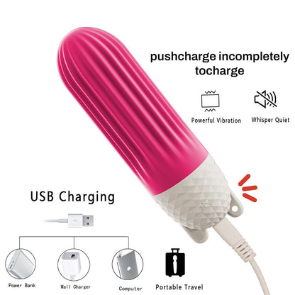 Safe Silicone Vibration Massagers - Multiple Colors & Modes