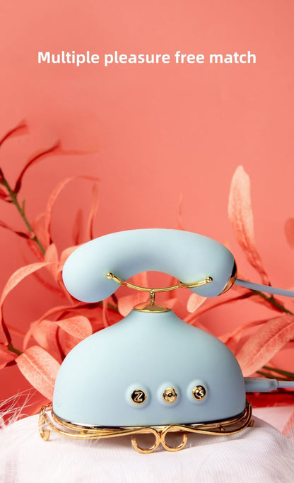 Telephone vibrator massager