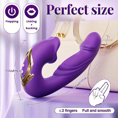 3-in-1 Mouth Slap Tongue Vibrating Massager