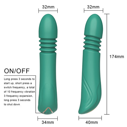 Food - grade Silicone Vibration Massagers - Multiple Colors & Functions