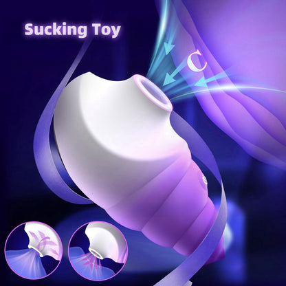 Gradient conch vibrator massager