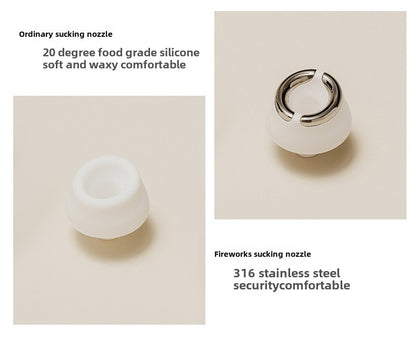 Perfume bottle shape Precision - designed USB Rechargeable Body Massager - Strong Suction Function