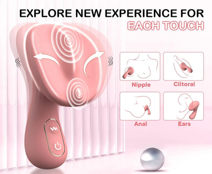 Color - Varied Silicone Body Massagers - Ergonomic & Button - controlled