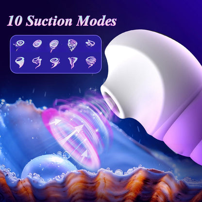 Gradient conch vibrator massager
