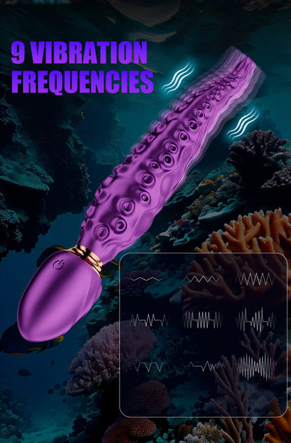 Purple Octopus - Inspired Silicone Body Massager