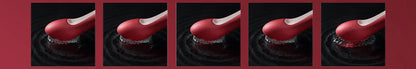 Red High-heeled shoes vibrator massager