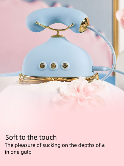 Telephone vibrator massager