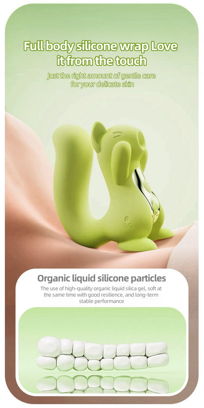 Squirrel vibrator massager
