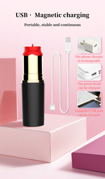 Lipstick vibrator massager