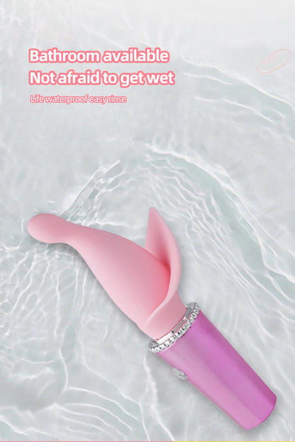 Swan Neck Multi-frequency Dual Motor Vibration Waterproof Vibrating Massager
