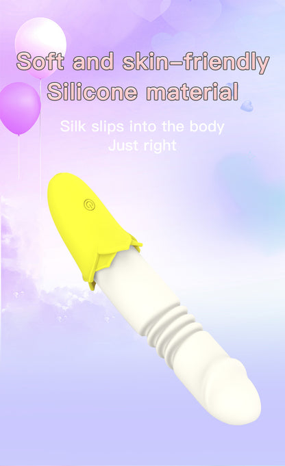 Colorful Silicone Body Massagers - Banana - inspired Design