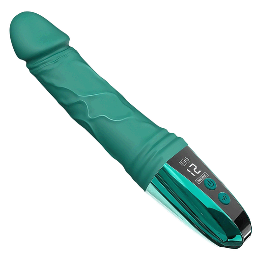 Emerald - Green Silicone Body Massager - USB Magnetic Charging