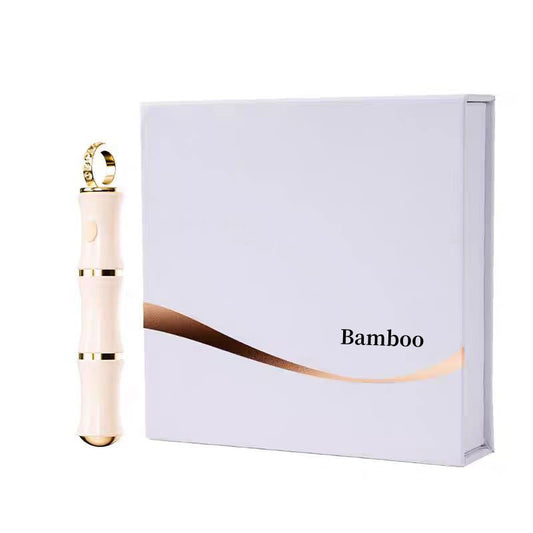 Elegant Bamboo - inspired Rechargeable Body Massager - 10 Vibration Modes