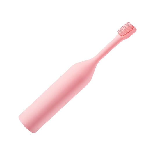 Toothbrush bending vibrator massager