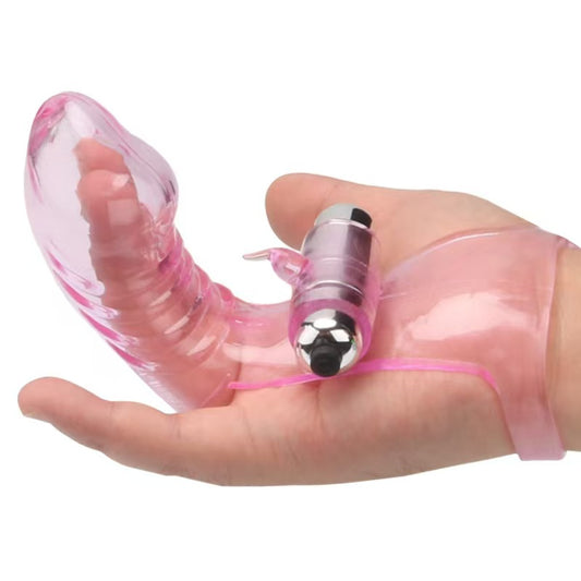 Vibrate massage finger cover