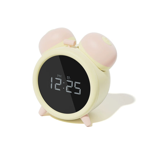 Female Cute Retro-inspired Digital Alarm Clock - It's both an alarm clock and a toy