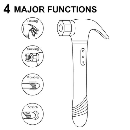 Hammer vibratory massager Heating multi-beat massager