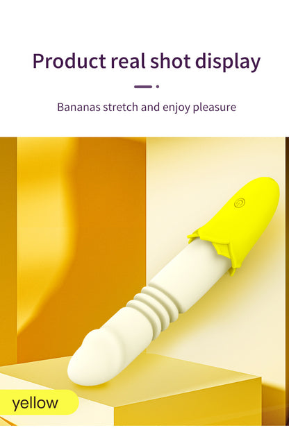 Colorful Silicone Body Massagers - Banana - inspired Design