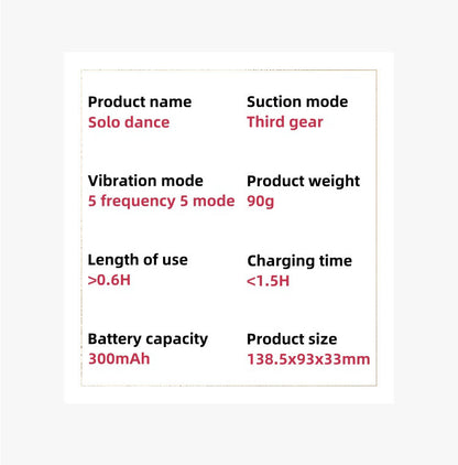 Red High-heeled shoes vibrator massager