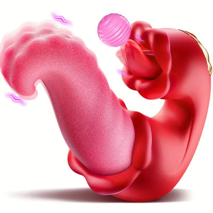 Simulation Tongue Vibrating Massager Powerful Vibrating Massage Toys
