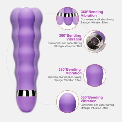 Silicone Waterproof Body Massager - Easy to Clean
