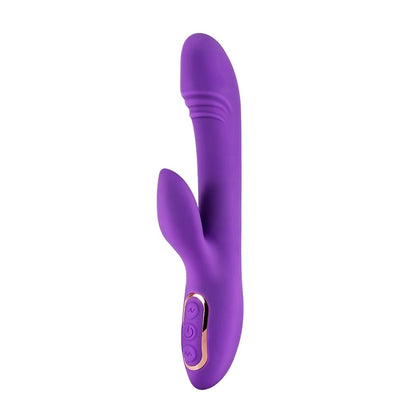 Waterproof Vibration Massager - Purple & Silicone - for Relaxation