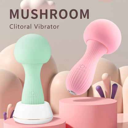 Moka Colorful Mushroom - shaped Vibration Massagers - Soft Touch
