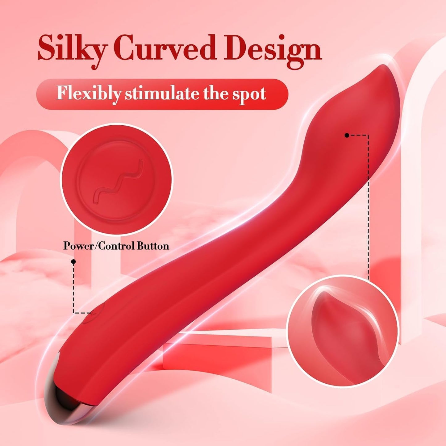 10 Mode Vibration Body Massager - Ergonomic Design
