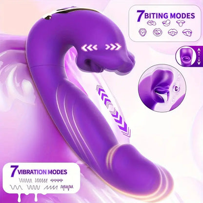 3-in-1 Mouth Slap Tongue Vibrating Massager