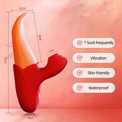 Simulation Tongue Vibrating Massager Powerful Vibrating Massage Toys