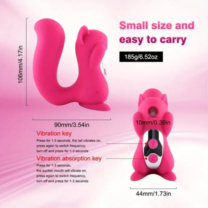 Squirrel vibrator massager
