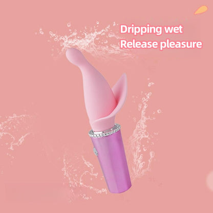 Swan Neck Multi-frequency Dual Motor Vibration Waterproof Vibrating Massager