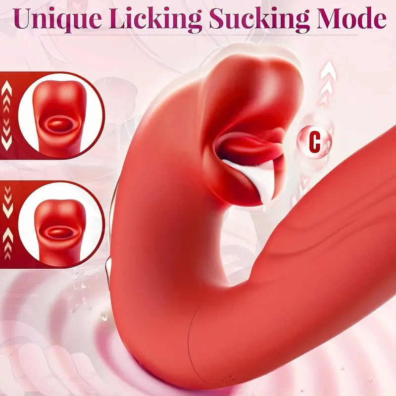 3-in-1 Mouth Slap Tongue Vibrating Massager