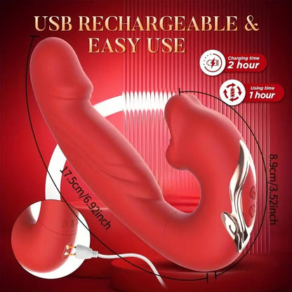 3-in-1 Mouth Slap Tongue Vibrating Massager