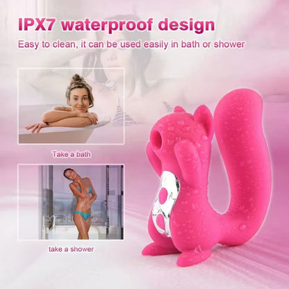 Squirrel vibrator massager