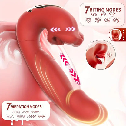 3-in-1 Mouth Slap Tongue Vibrating Massager