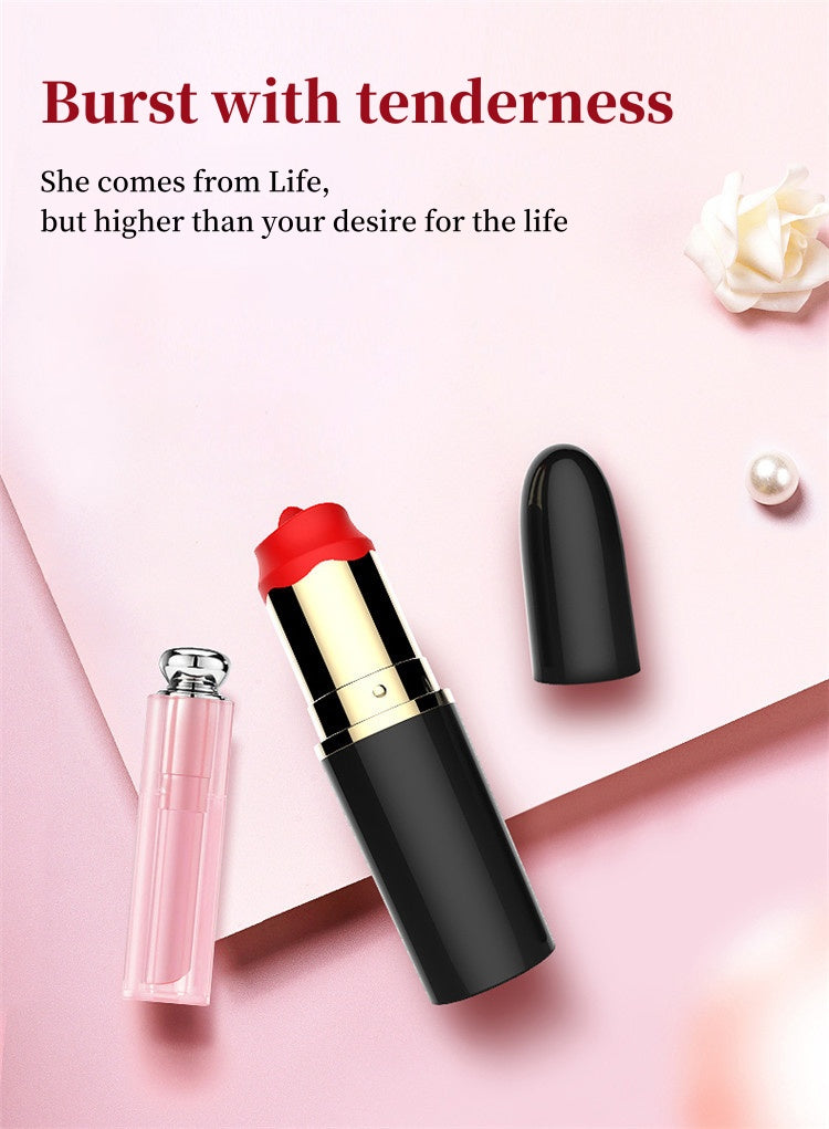 Lipstick vibrator massager