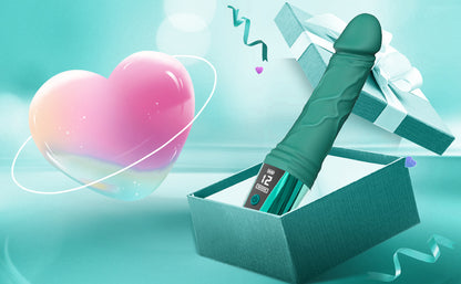 Emerald - Green Silicone Body Massager - USB Magnetic Charging