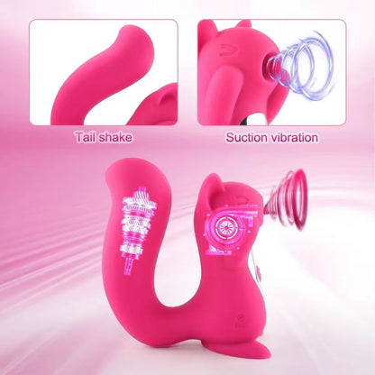 Squirrel vibrator massager